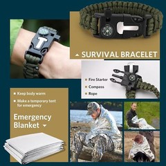 Gifts for Men Dad Husband Boyfriend Him, Survival Kits, Survival Gear Camping Es