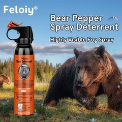 Feloiy Bear Repellant Spray 11oz with 1 Pack Free peper spray 1/2oz