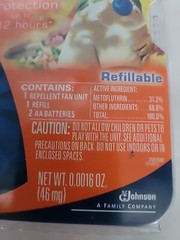 OFF! Clip-on Mosquito Repellent Fan Starter Circulating Kit new in package