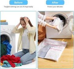 Mesh Laundry Bags for Delicates, 4 Pack Laundry Bags Mesh Wash Bags in 4 Sizes(1