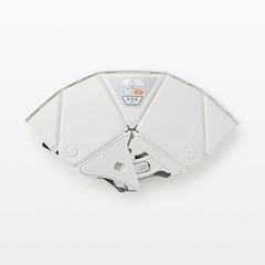 MUJI Foldable Helmet White MJ-FH2 44913314 W28.5xD20.8xH15cm PP Resin, ABS NEW