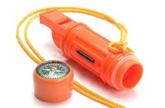 SE CCH5-1 5-IN-1 Survival Whistle in Orange