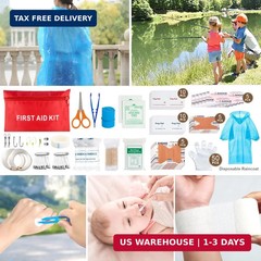 238Pcs Emergency Survival Kit and First Aid Kit, Professional Survival Gear Tool