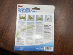 Pic Outdoor Mosquito Repelling Coils 3 Packs, 12 Coils
