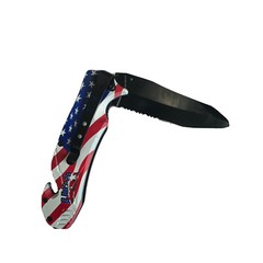MAG American Flag Assisted Folding Pocket Tactical-outdoor And Rescue Knife