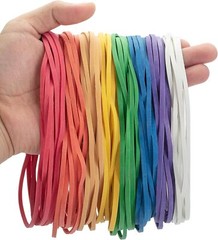 Mr. Pen- Large Rubber Bands, 100 Pack, Assorted Colors, Big Multicolored