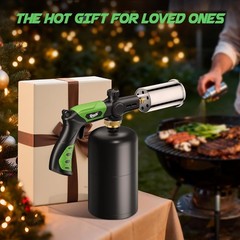 Propane Torch Head, Powerful Charcoal Torch Lighter, Campfire Starter, Grill