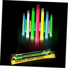 Emergency Glow Sticks with 12 Hours Duration, Individually 20 Pack Multi Color
