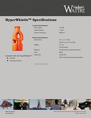 HyperWhistle The Original Worlds Loudest Whistle up to 142db Loud, Very Long …