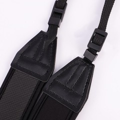 Camera Shoulder Neck Lanyard Binoculars Strap Widened Hanging Rope Black