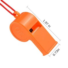 WSYUB 72Pcs Plastic Whistles, Bulk Whistles, Training Sports Whistles | Loud Toy