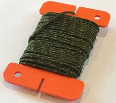 Mini-Spool Card High Vis Orange Sagewood Gear Compact Pocket Cordage Carry Tool