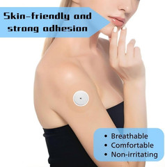 55 Pack Freestyle Sensor Covers for Libre 2/3/Plus, Waterproof Adhesive Patches,