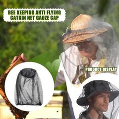 Mosquito Insect Hat Bug Mesh Head Net Camping Face Protector
