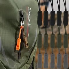 5pcs Outdoor Safety Whistle Rope Camping Hiking Emergency Survival