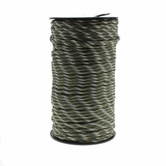Paracord by the Meter – Ø 4mm – 9 Strands – Type 550 Mil-Spec Type – Dark Cam…