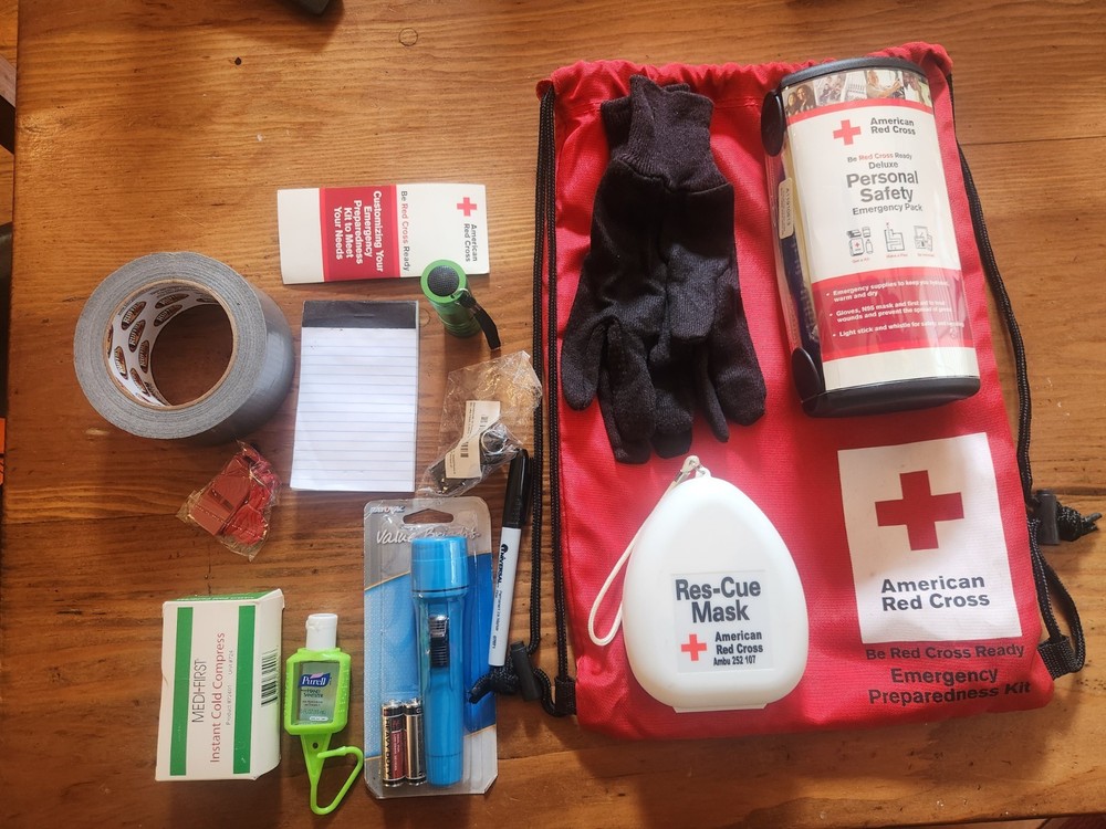 American Red Cross Bug Out Bag Basic Emergency Kit Backpack