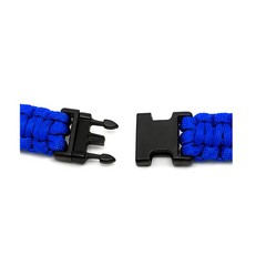 Explorer 9.5″ Survival Paracord Bracelet Navy Nylon Plastic Buckle Camping