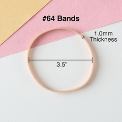 Staples Rubber Bands, Size #64, 1/4 lb. Bag – Economy Bands for Office beige