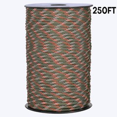 550 Paracord Parachute Cord in Spool Lanyard 50ft-1000ft Type III 7 Strand Core