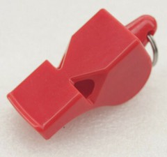 Safety Signal Whistle – Plastic No-Ball Works Wet Water Outdoor RED NEW R618