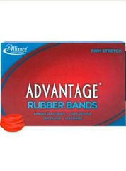 Alliance Rubber 96305 Advantage Bands Size 1 Pound 2 x 1/8 inches, Red