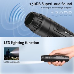 Shenglong Electronic Whistle with 3 Tones & 3 High Volume Settings – Black