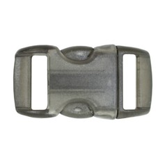 3/8 Inch Plastic Contoured Buckle in Clear Colors – Bulk Lot Options 100 – 1000