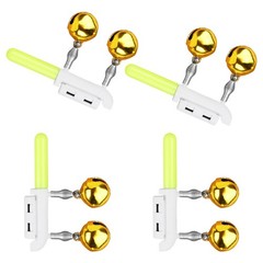 Glow Sticks Fishing | 4 Pack Fishing Alarm Bells | Night Light Glow Sticks Fishing…