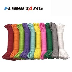 4 Size Dia 4mm 7 Stand Cores Paracord 550 For Survival Parachute Cord Lanyard