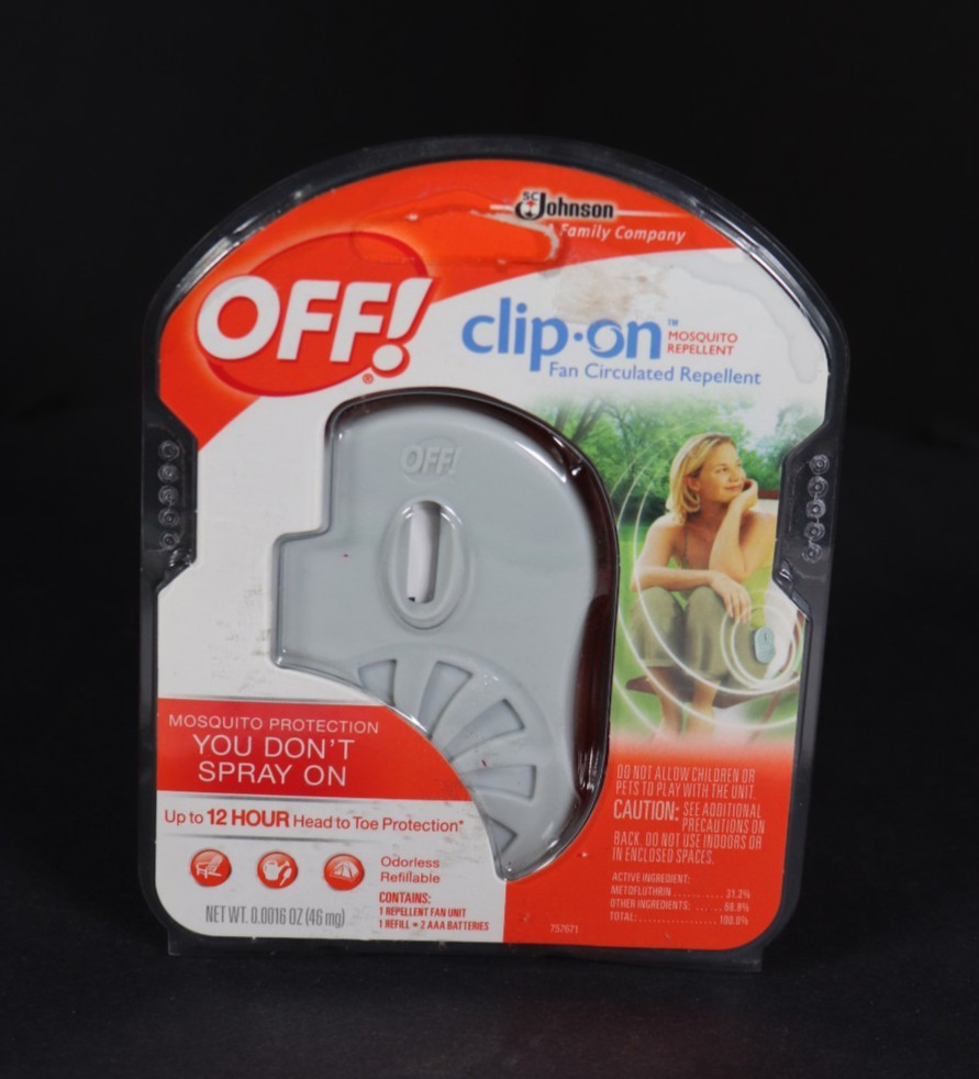 OFF! Clip On Mosquito Repellent Fan Starter Kit Fan Circulated Repellent eL