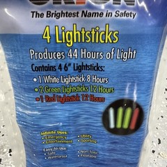 Orion Signal Products 6″ Light Sticks, 4 Pack