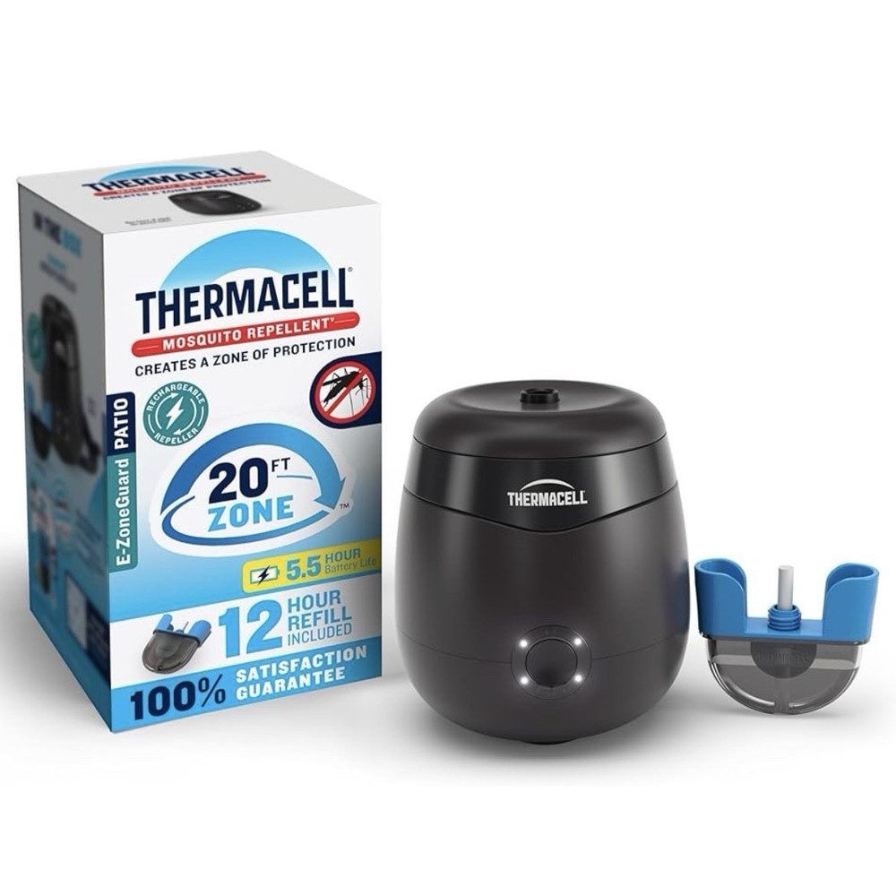 Thermacell E-ZoneGuard Patio Rechargeable Mosquito Repellent 20ft