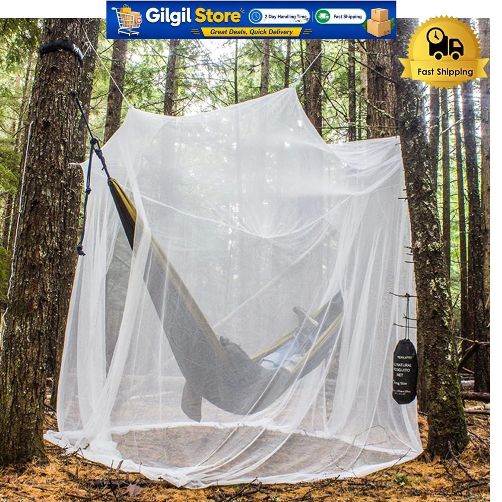 Lightweight Mosquito Netting with Two Openings – Perfect for Camping & Home Use