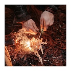 Personalized FIRE STARTER Steel Ferro Rod Camping Fishing Hunting Outdoor Grooms
