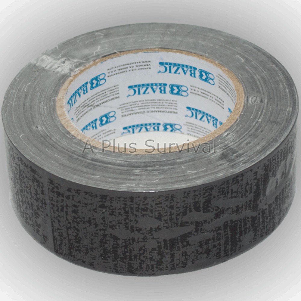Duct Repair Tape 2″x60 Yard Emergency Survival First Aid Camping Kit Black