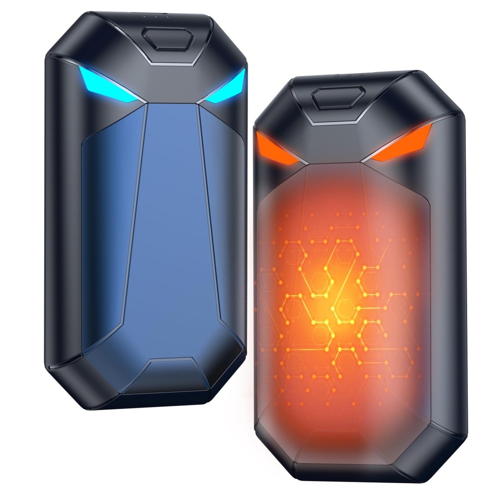 Hand Warmers Rechargeable 2 Pack,Electric 6000mAh,20Hrs black