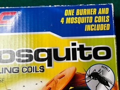 Mosquito Repellent 4-Coils with Terra Cotta Burner, Insect Repellent,