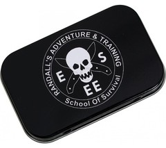 Mini Survival Kit in Tin Esee Knives Sere Tools in Pocket-sized Container