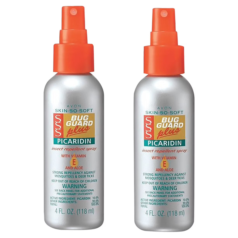 Avon Skin So Soft Bug Guard Plus Picaridin 4oz w/ Pump PACK OF 2 -FREE SHIPPING