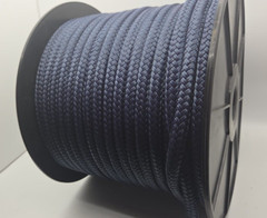 1/2» x 250 ft Navy Double Braid Nylon Rope Reel – Heavy Duty Marine & Camping