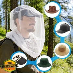tupi Mosquito Head Net 2 Pack White