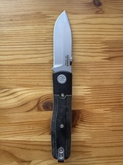 Gerber 39 Series Micarta Knife, Liner Lock, Thumb Disk, NEW, MADE IN USA
