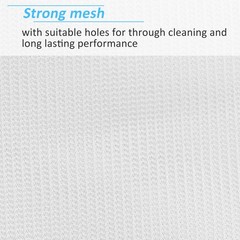 GOGOODA Mesh Laundry Bags for Delicates 1XXL, 1XL,1L,1M,1S,2 bra bags, White