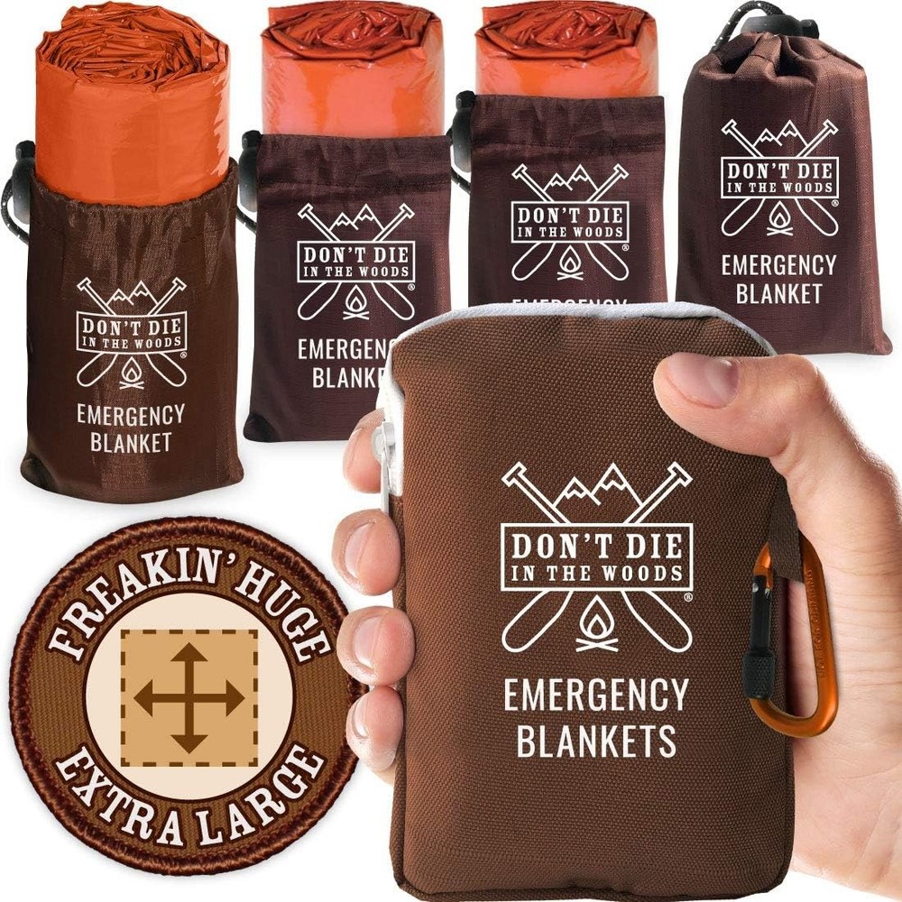 Don’t Die In The Woods – Extra Large Emergency X-Large, Survival Orange