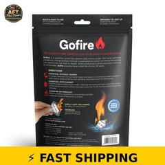 GoFire 50 Pack Fire Starters – Waterproof & Non-Toxic