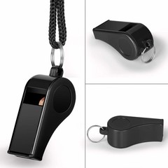 Whistle with Lanyard and Mouth Grip, Super Loud Sports Whistles, Perfect for …