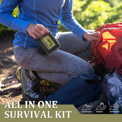 14-in-1 Survival Gear Kit for Men – Essential Camping and Hiking Tools