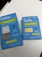 Safer Home SH1200 Outdoor Mosquito Repellent & 4pk refills. (Bundle kit)
