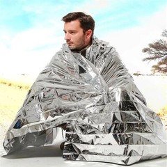 2 x 210cm*130 cm Emergency Survival Rescue Reflective Blanket